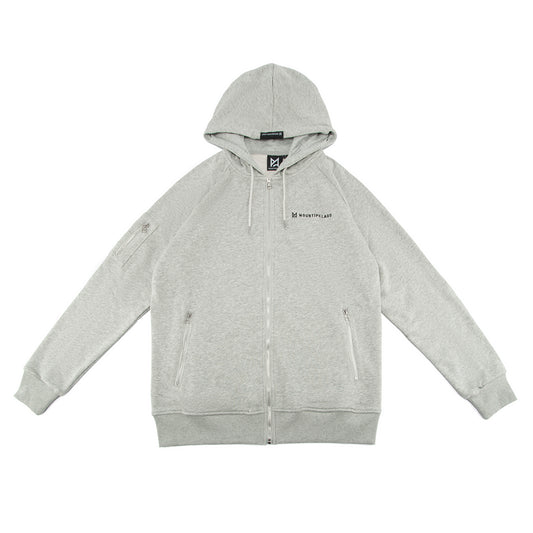 Zip Hoodie Thin - Grey